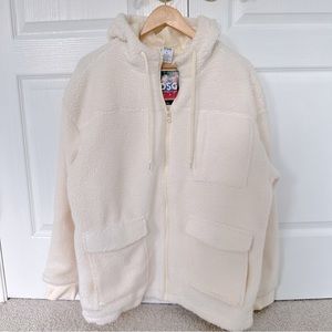 ☁️ Oversized Faux Sherpa Jacket